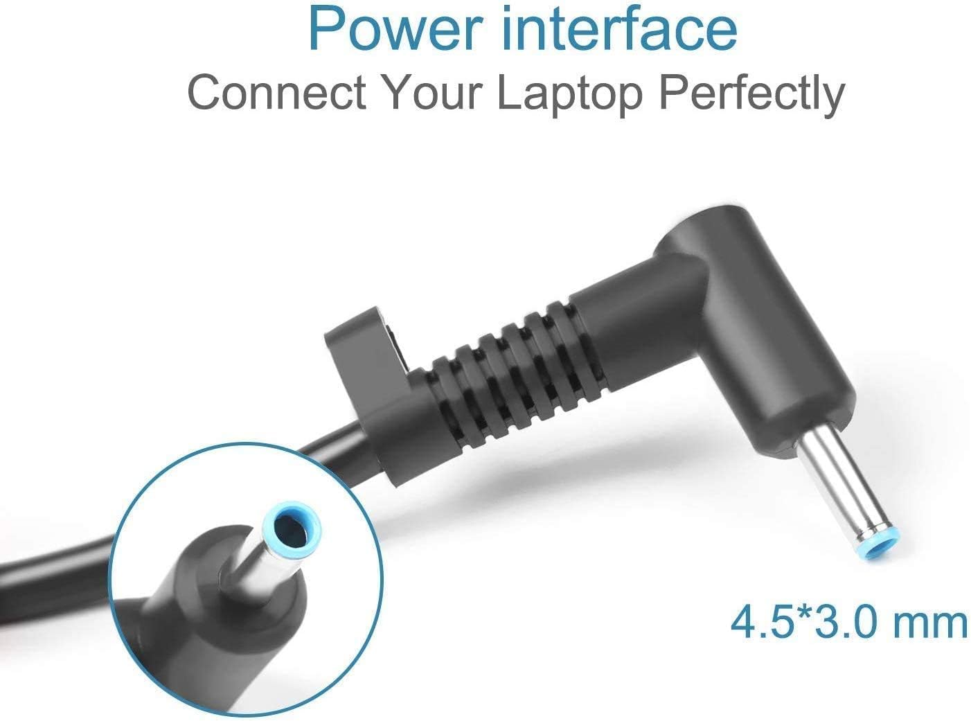 51xBrZ-0ZcL._SL1402_ Hp Original Blue Pin Laptop Charger 45w - Image 4
